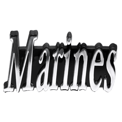 Auto Emblem Chrome/Marines