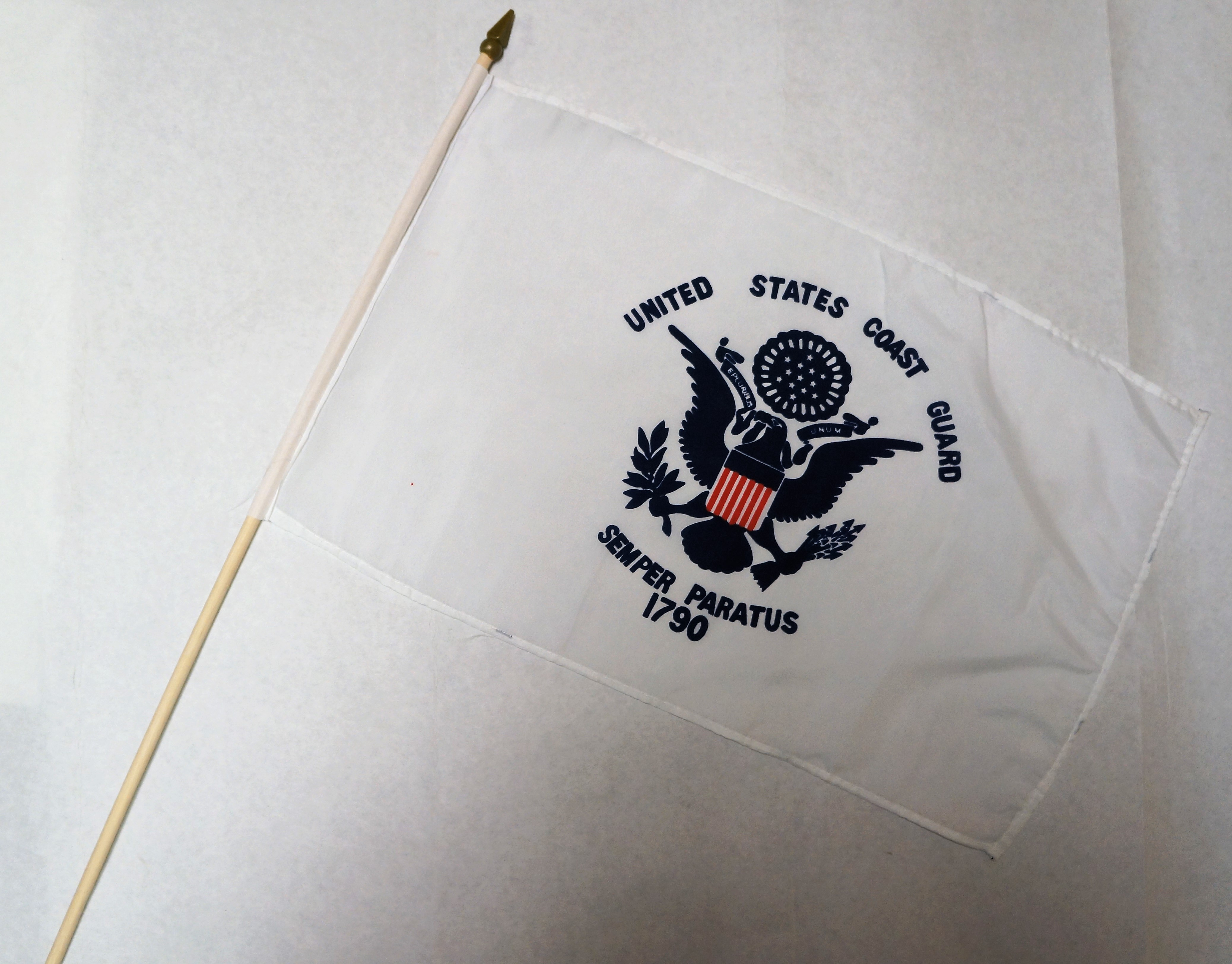 Flag Stick/US Coast Guard choose 4x6 or 12x18