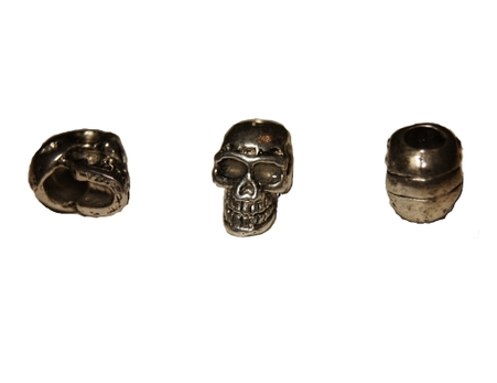 Skull Beads- Silver/Pewter/Bronze/Black