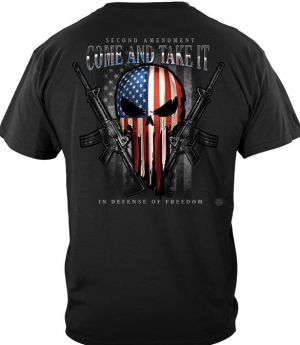 T-Shirt/  2nd Amendment-Skull