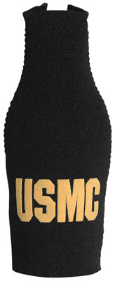 Koozie/Bottle- Yellow USMC