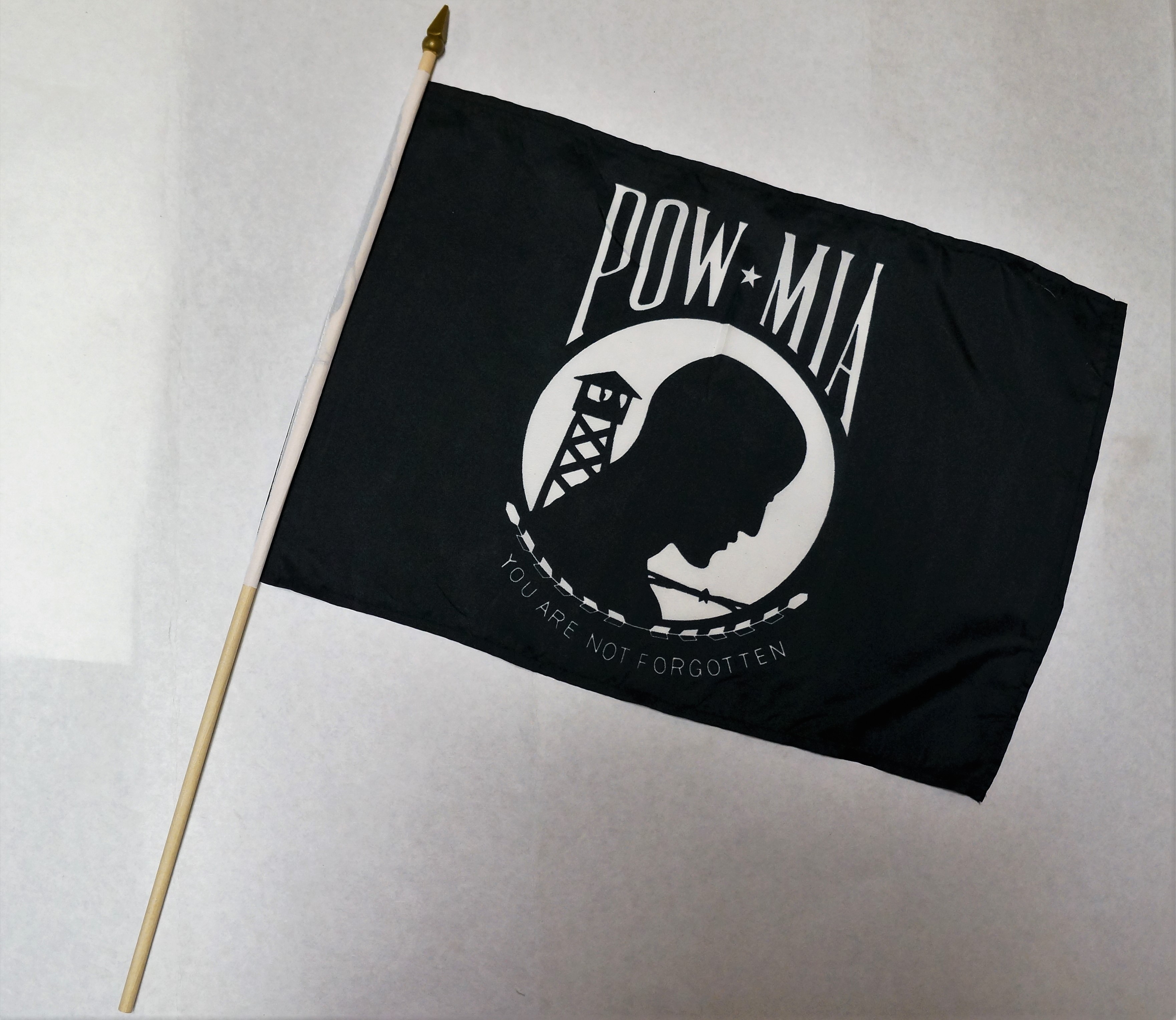 Flag Stick/POW/MIA  choose 4x6 or 12x18