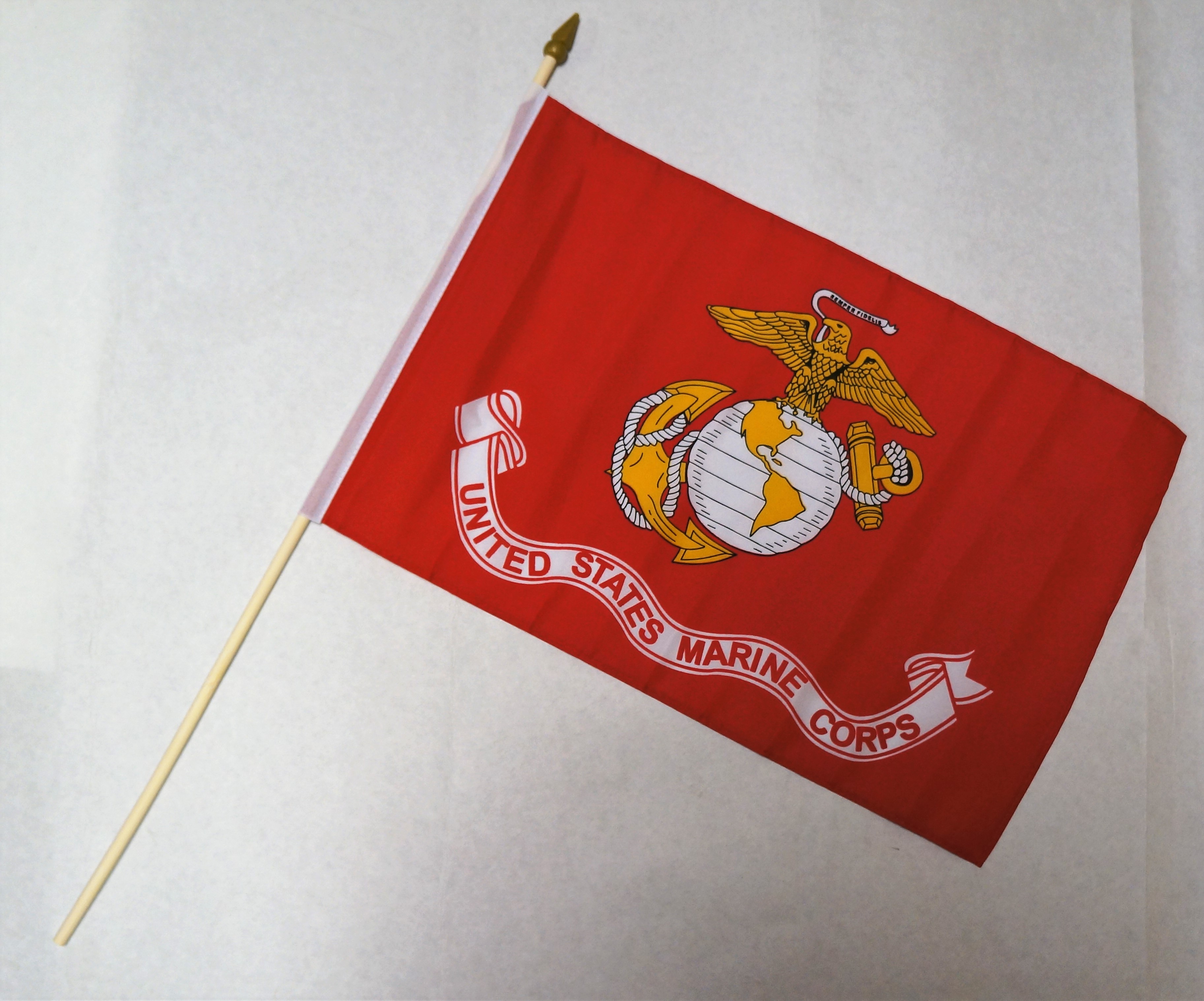 Flag Stick/USMC choose 4x6 or 12x18