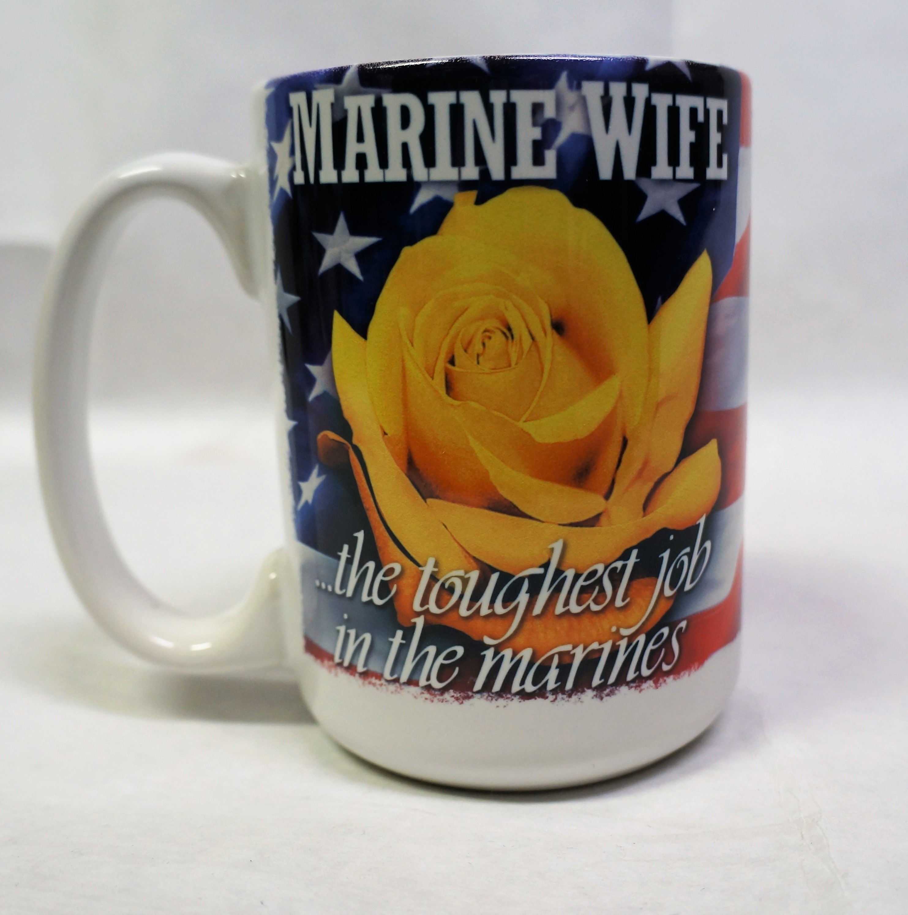 Coffee Cup-Marine Wife, Toughest Job in the Corps