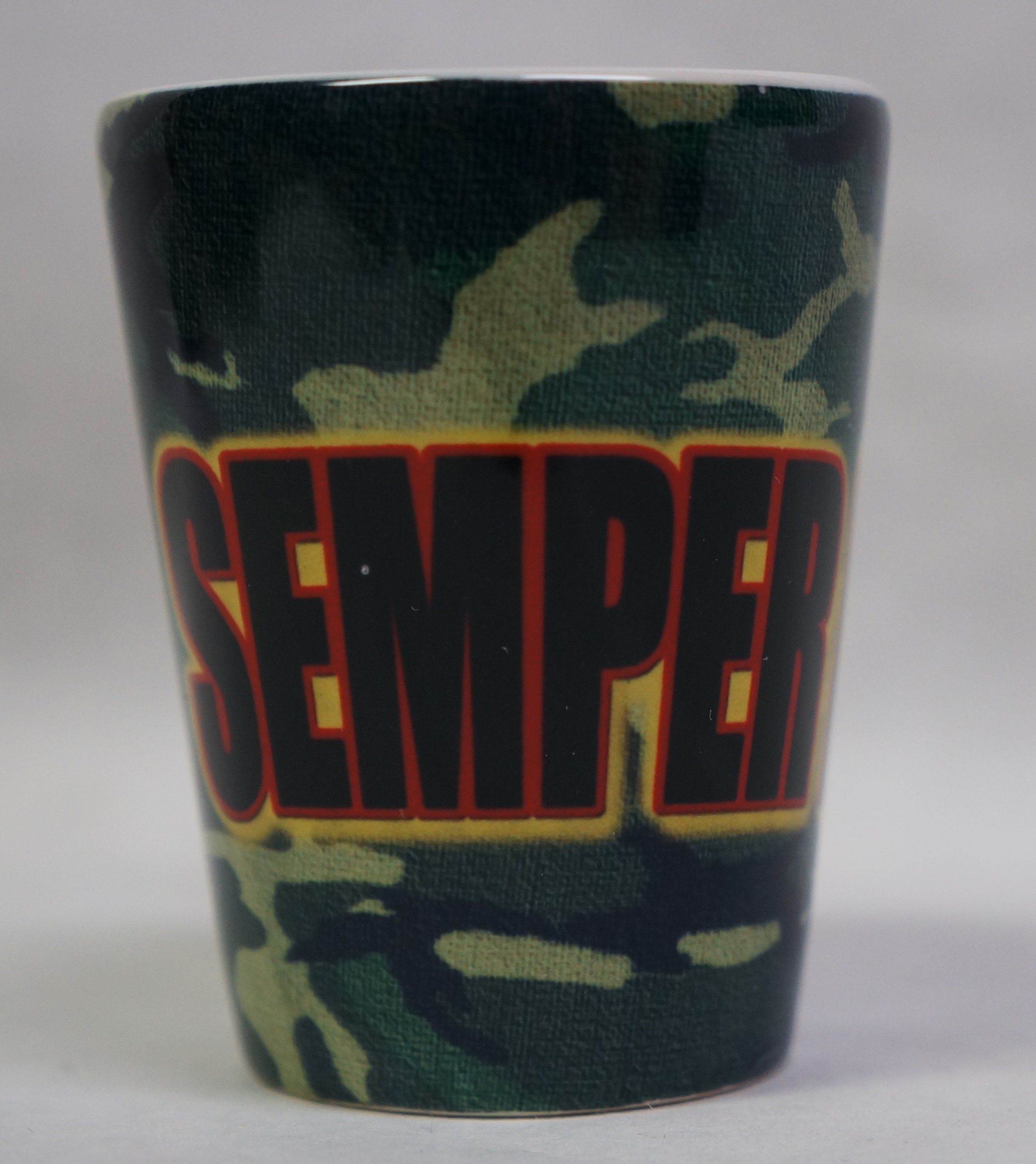 SHOT GLASS-Semper Fi Camo 2oz