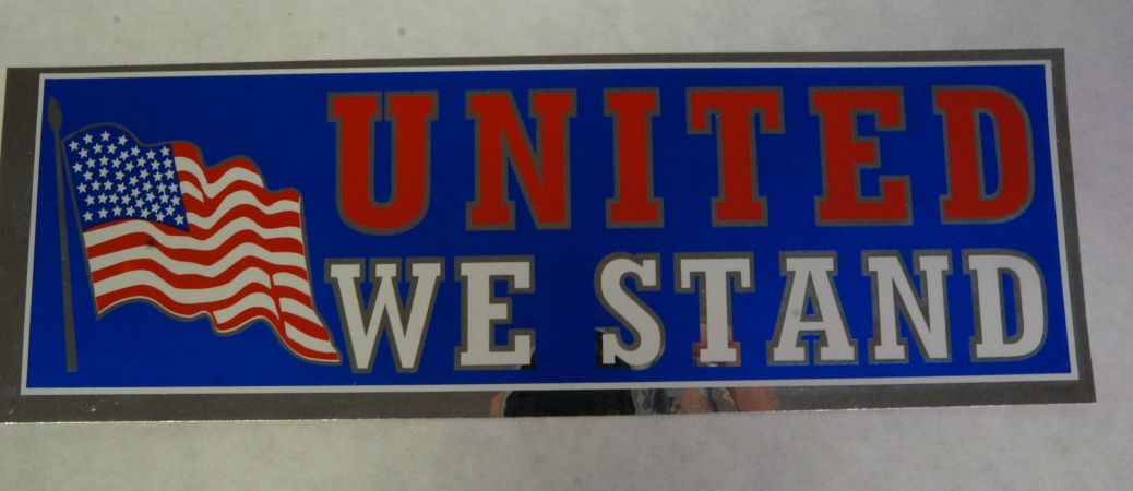 Bumper Sticker-United We Stand