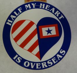 Sticker- Half My Heart Is Overseas