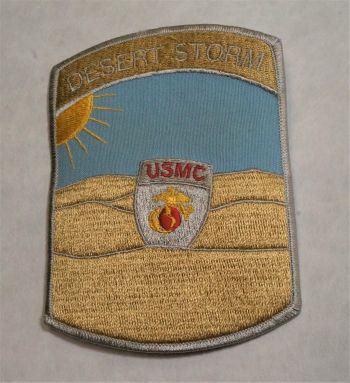 Patch-Desert Storm with USMC Shield