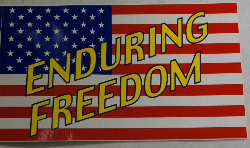 Bumper Sticker-Enduring Freedom