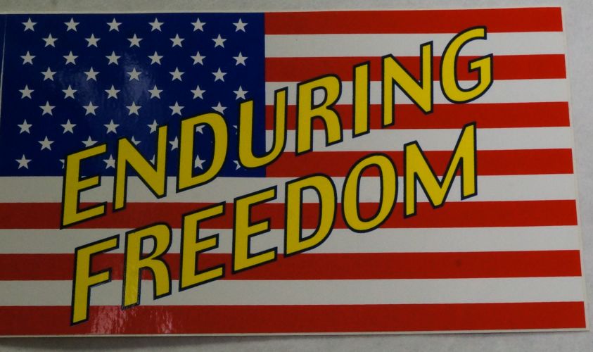 Bumper Sticker-Enduring Freedom