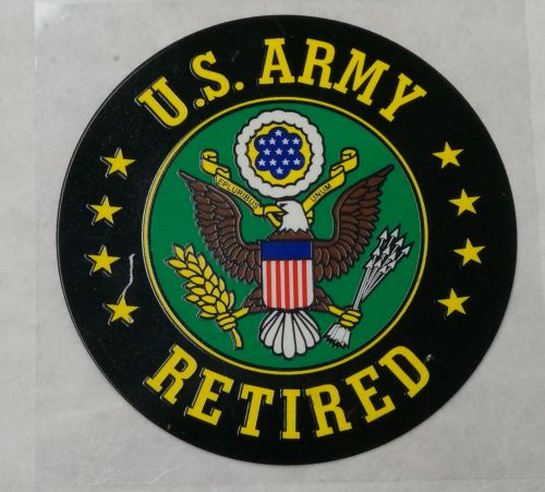 Decal-U.S. ARMY Retired