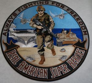 Patch-American Soldier 12 Inch