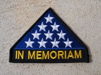 Patch-In Memoriam Folded Flag