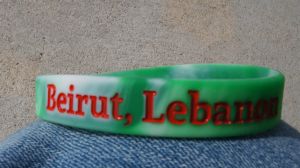 Beirut Lebanon Silicone Bracelet