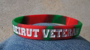 Beirut Veteran Silicone Bracelet
