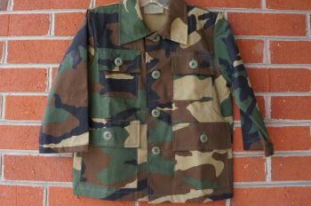 Kids-Woodland Camoflauge Four Pocket Shirt