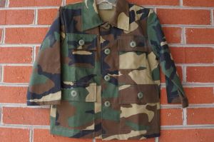 Kids-Woodland Camoflauge Four Pocket Shirt