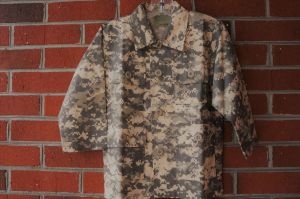 Kids-Digital ACU (Army) Camoflauge Four Pocket Shirt