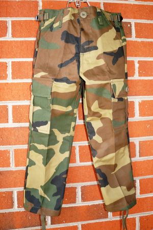 Kids-Woodland Camoflauge Six Pocket Pants