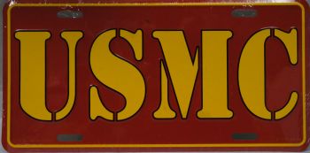 License Plate-U.S.M.C.