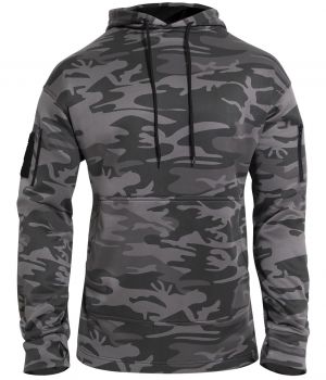 Hoodie-Conceal Carry-Black Camo