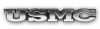 Auto Emblem Chrome/USMC