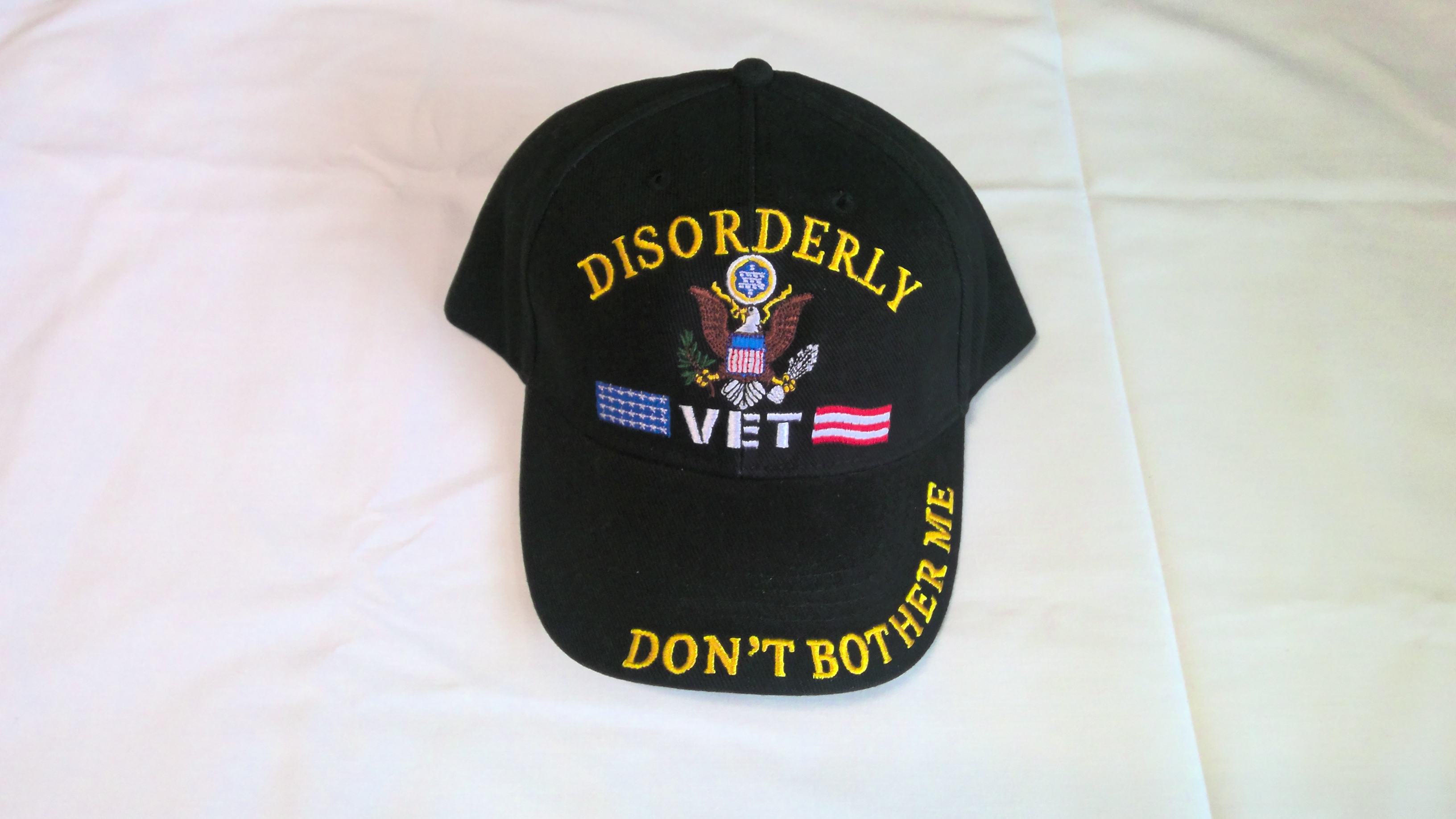 Ball Cap- Disorderly Vet- Don't Bother Me