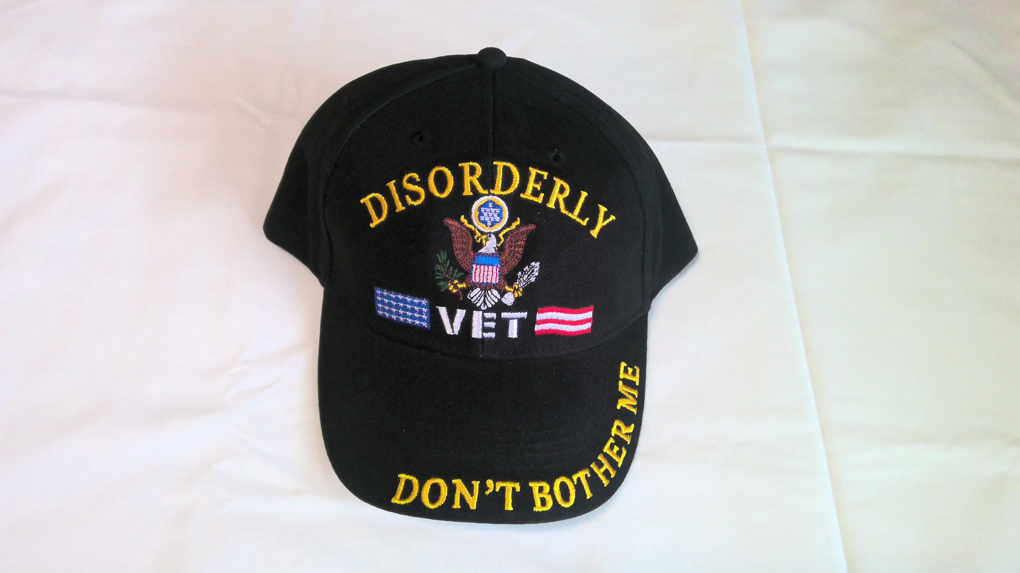 Ball Cap- Disorderly Vet- Don't Bother Me
