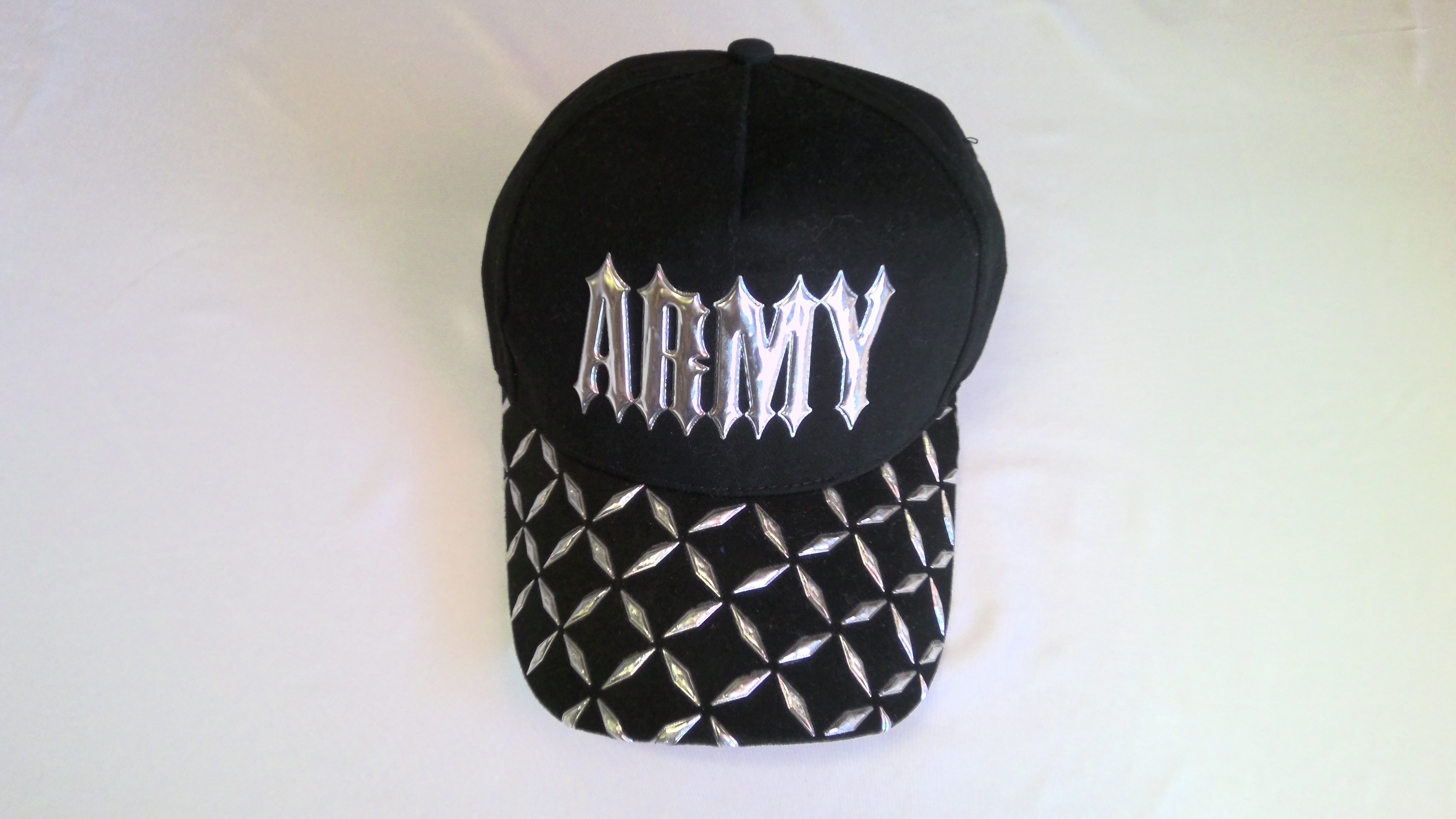 Ball Cap-Army with silver