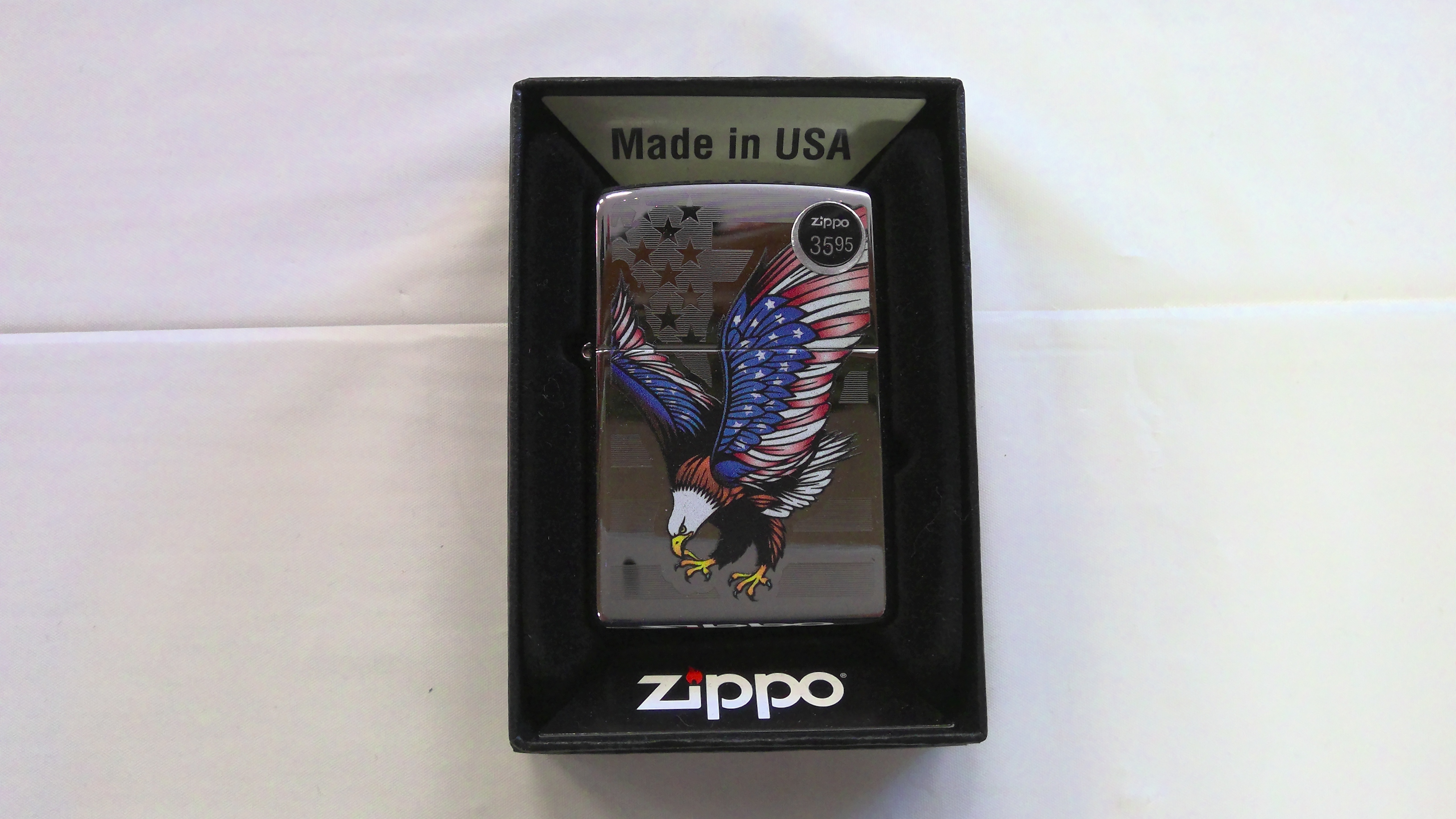 Zippo-Red white blue- Eagle
