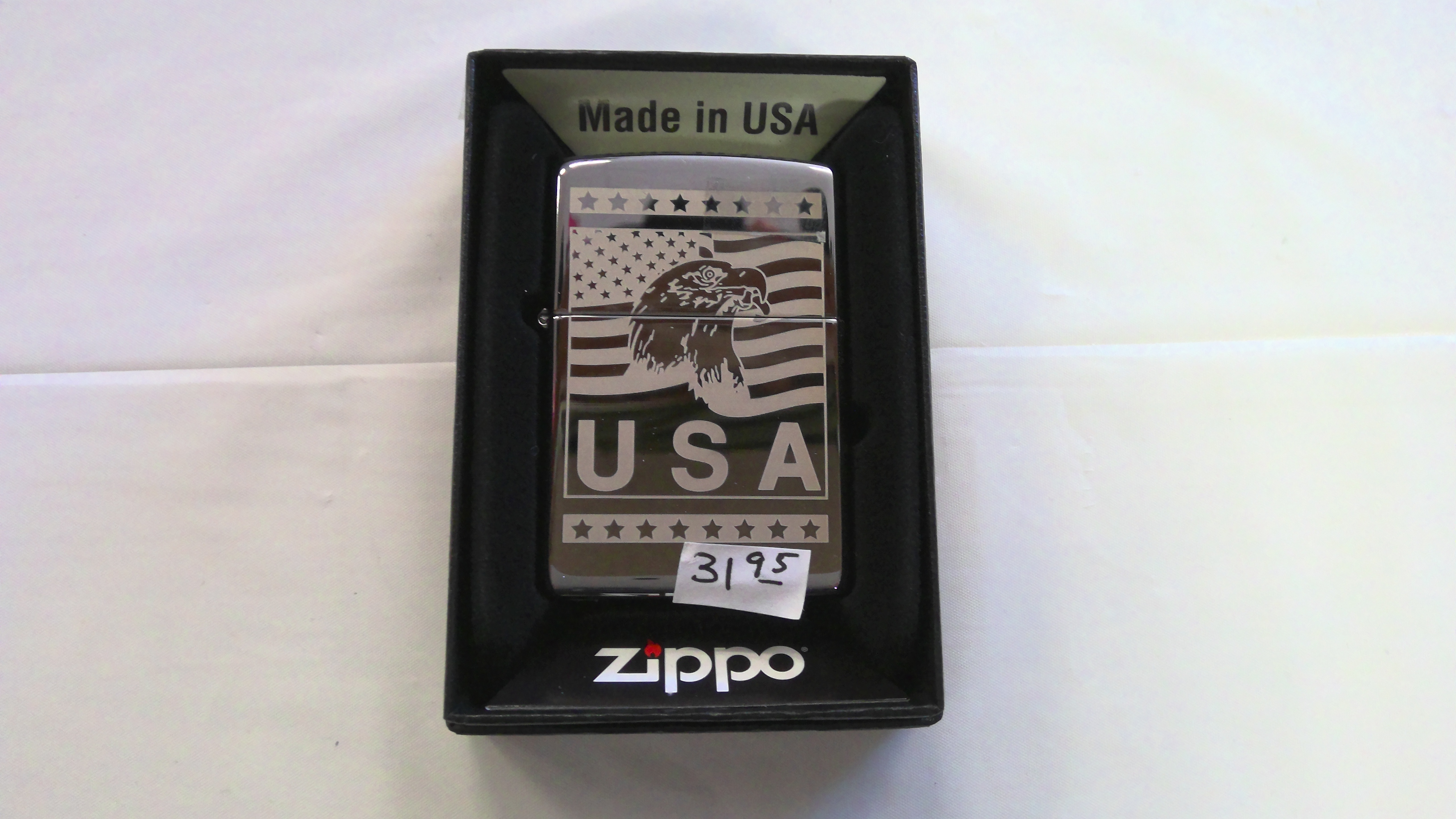 Zippo-Eagle head-Silver