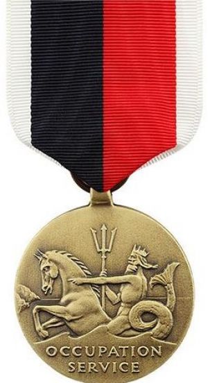 Medal/WWII Occupation Navy and Coast Guard-Full Size