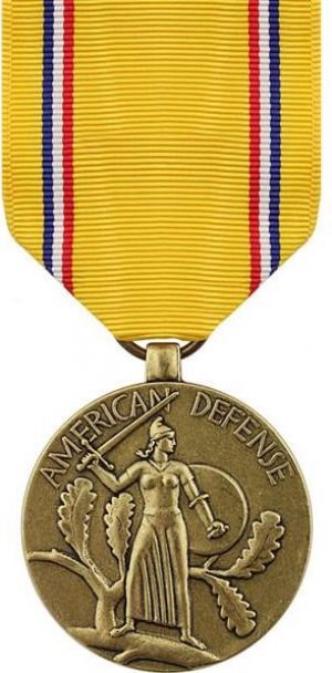 Medal/American Defense-Full Size