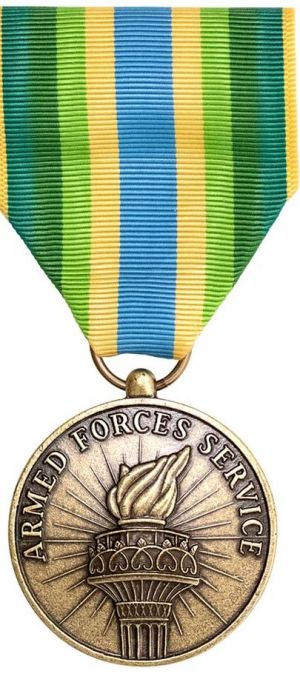Medal/Armed Forces Service-Full Size