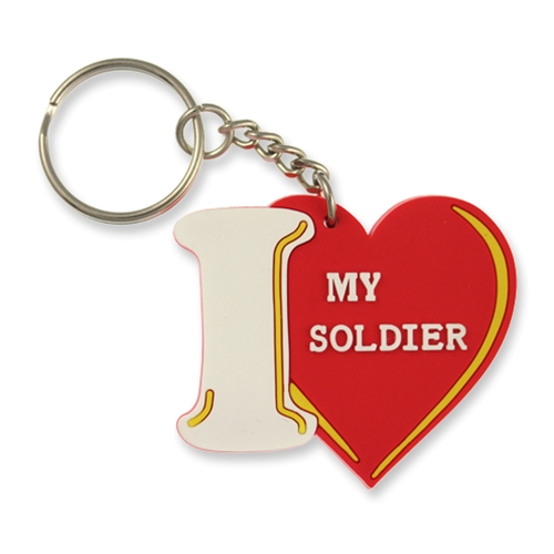 KEY CHAIN-I LOVE MY SOLDIER