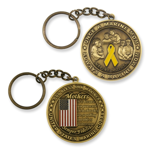 KEY CHAIN-MARINE MOM