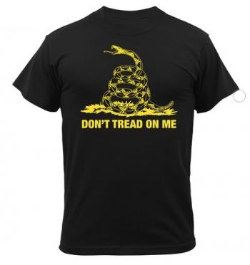 T-Shirt/ Don't Tread On Me-Black