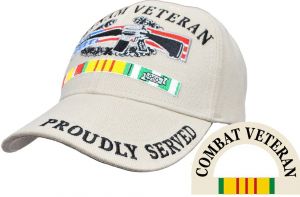Ball Cap-Vietnam Veteran/ Khaki