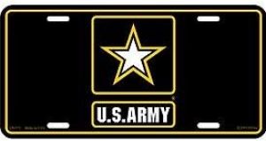 License Plate/ Army Star