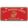 License Plate-Marine Veteran
