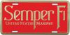 License Plate-Semper Fi