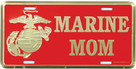 License Plate-Mom W/EGA