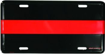 License Plate/Red Line