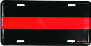 License Plate/Red Line