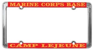 License Plate Frame/ Camp Lejeune