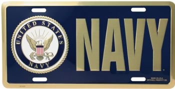 License Plate/Blue-Navy