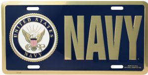 License Plate/Blue-Navy