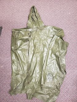 Vintage 1968  Olive Drab US Military Poncho