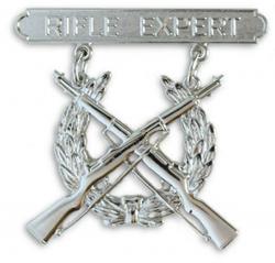 Breast Badge-Rifle Expert