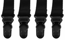 Shirt Garters Black